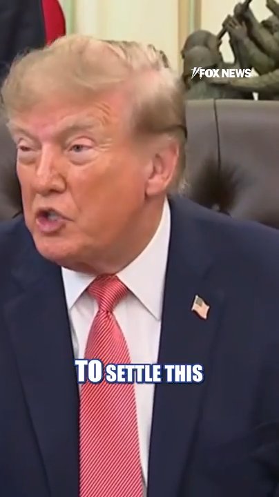 President Trump: Ukraine has to want to settle this war