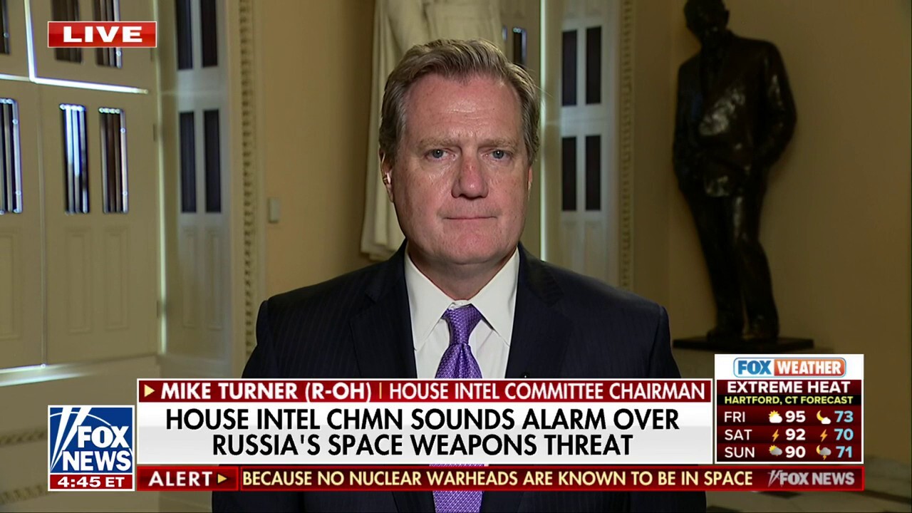 House Intel chairman sounds alarm over Russia's space weapons threat
