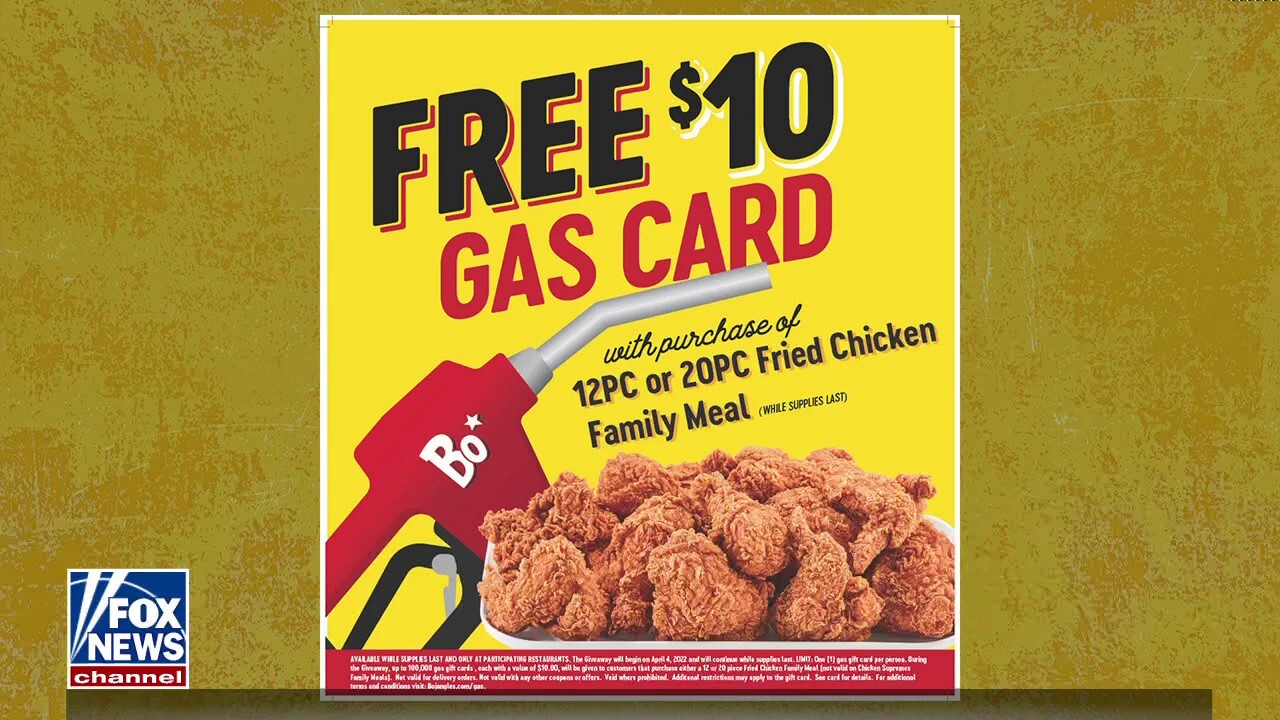 Bojangles gives away $1M in gas cards with every family meal purchase