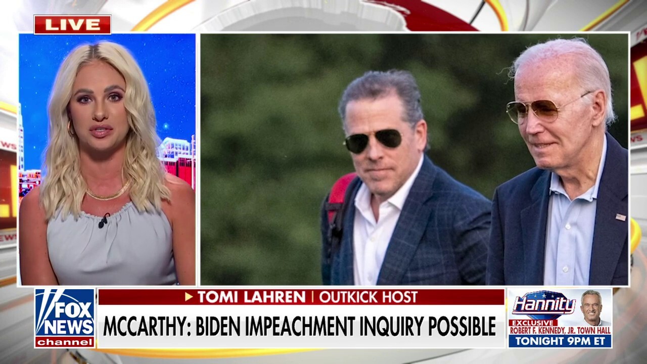 Tomi Lahren rips Biden's claim that he knew nothing of Hunter's business deals: 'Damning piece of the puzzle'