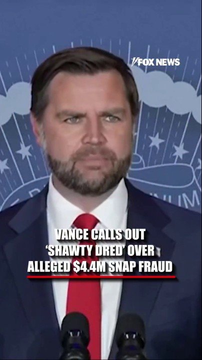 VP Vance calls out ‘Shawty Dred’ over alleged $4.4 million SNAP fraud