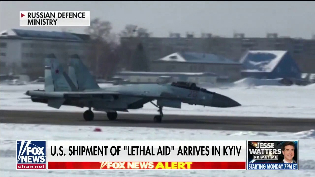 US aid arrives in Ukraine amid growing concerns of Russian invasion