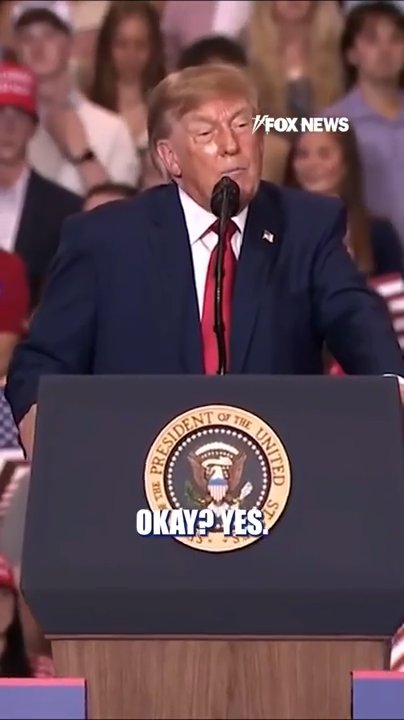 Trump REACTS after protester gets punched at rally