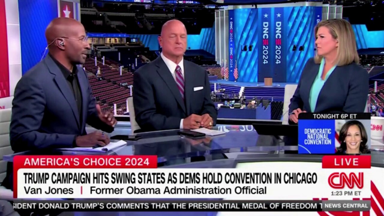 CNN commentator Van Jones says its 'scary' Harris and Trump are 'tied' despite 'positive press'