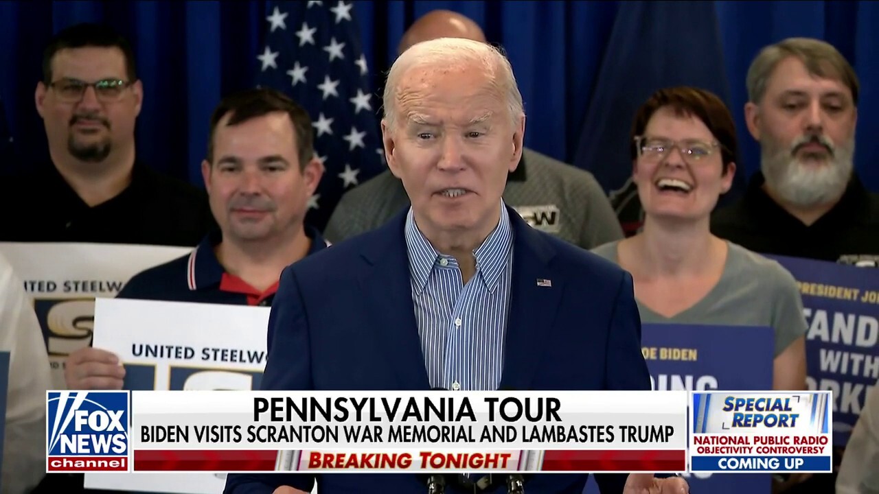 Fox News White House correspondent Peter Doocy has the latest on President Biden's visit to a Scranton, Pa., war memorial on 'Special Report.'