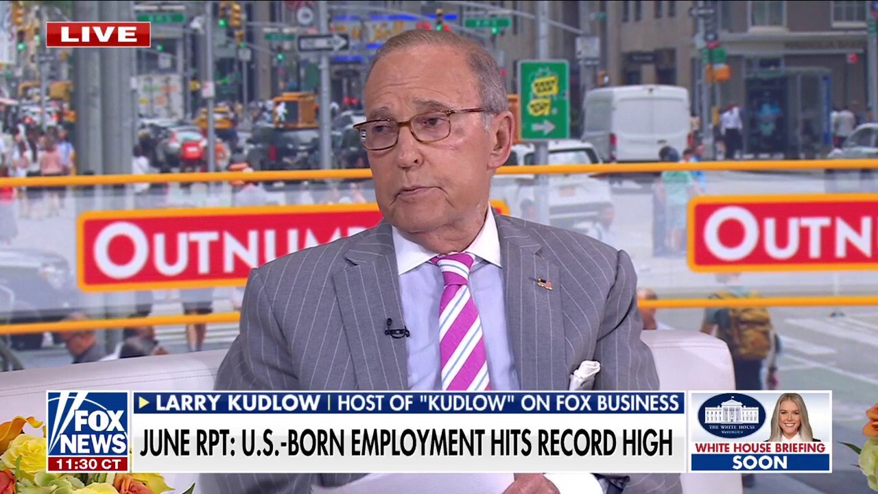The number of U.S.-born workers spiked by more than two million since January, according to the June jobs report. The 'Outnumbered' panelists weigh in on the data.