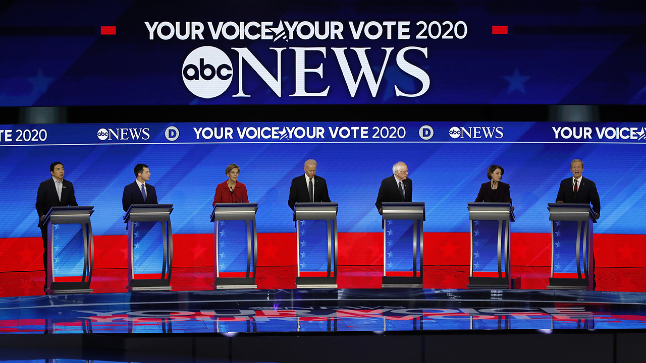 2020 Democrats take the debate stage following messy Iowa caucuses	