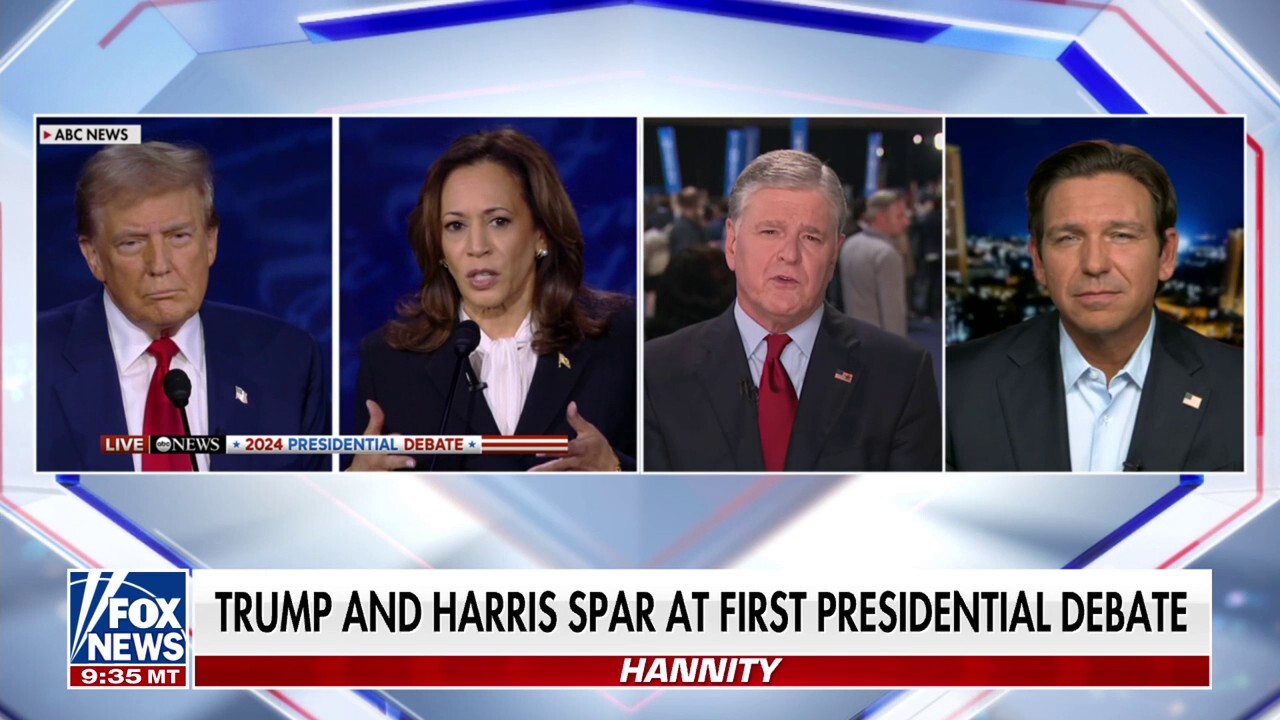 Gov. Ron DeSantis: 'Disappointing’ Kamala Harris’ feet were not held to the fire