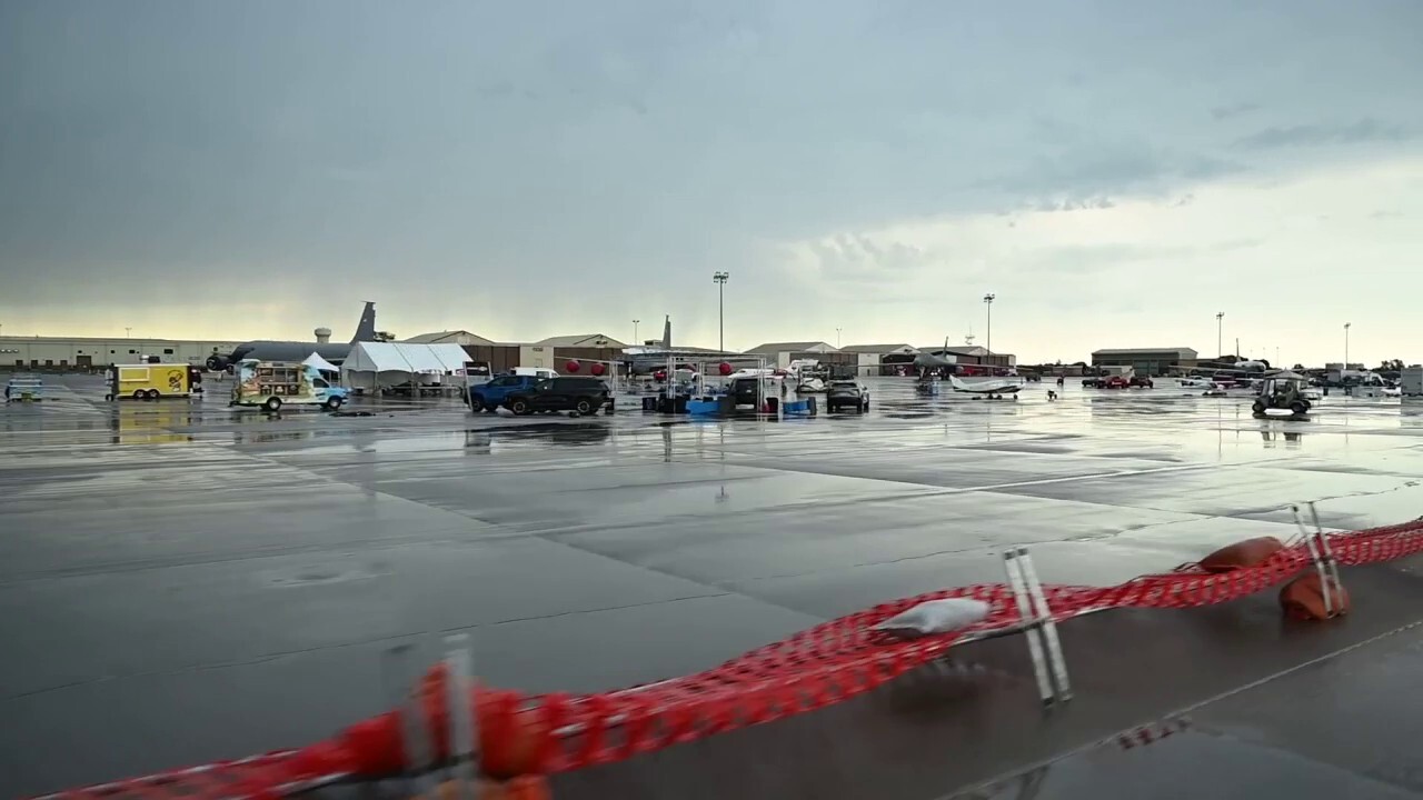 Wild storm forces cancellation of airshow at McConnell Air Force Base