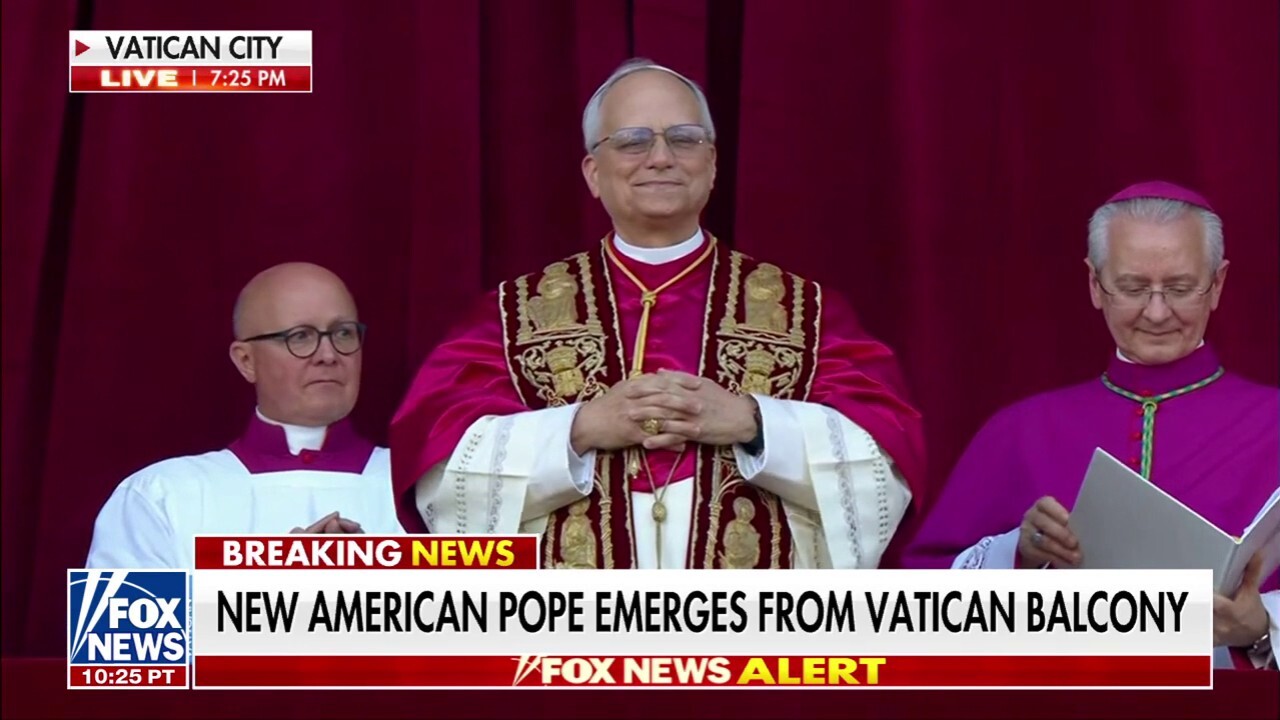 Pope Leo XIV emerges at Vatican, becomes first American pope
