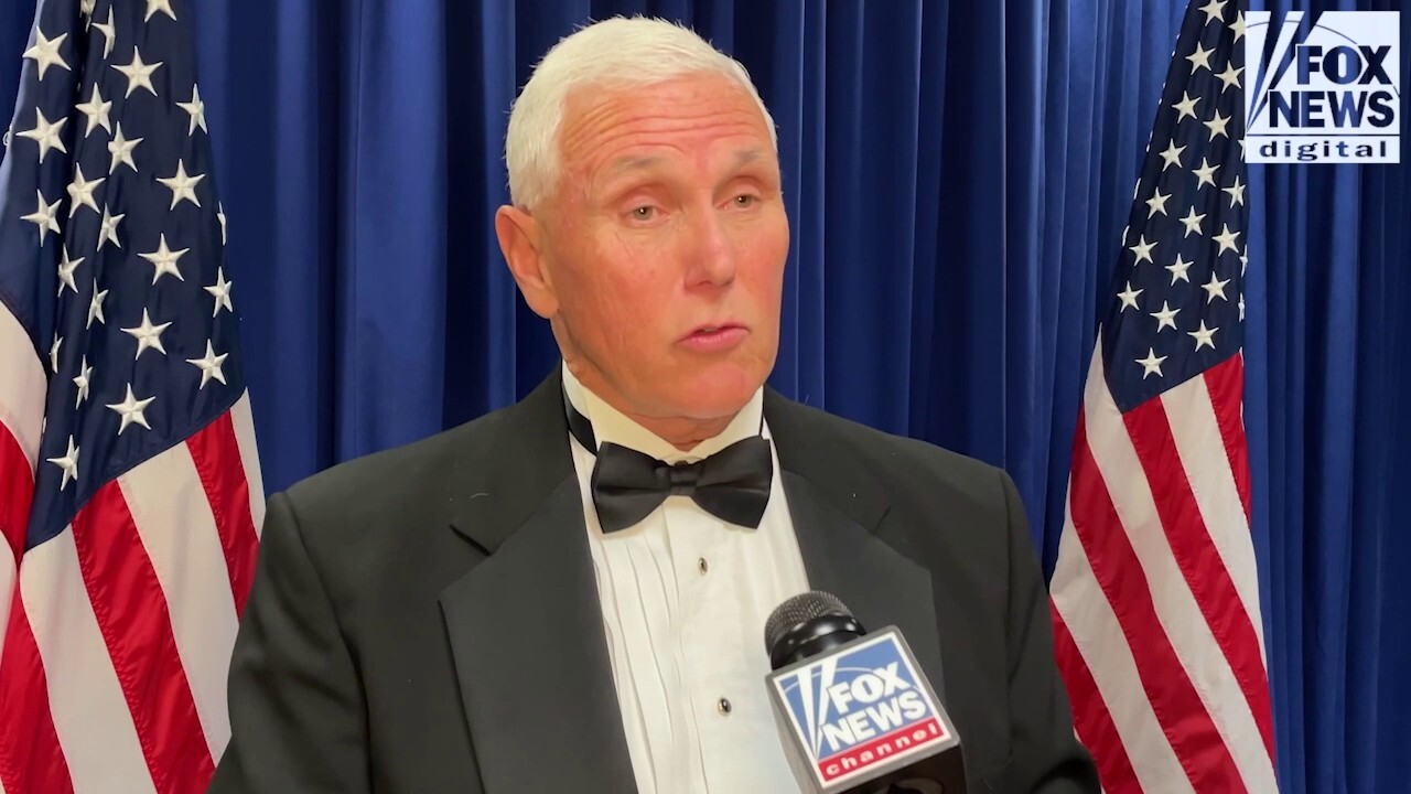  Former Vice President Pence vows to be a 'voice against' President Trump's moves to veer away from 'conservative agenda'