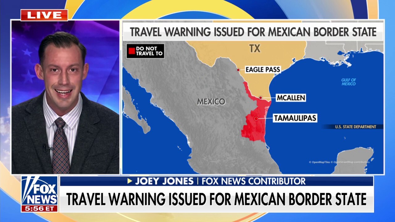 US issues major travel advisory for Mexican border state over concerns with gun battles, IEDs