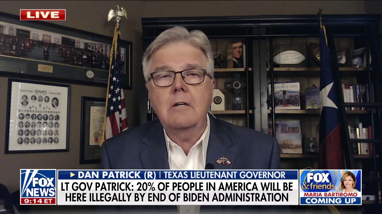 20% of American population will be here illegally by the end of Biden’s term: Dan Patrick