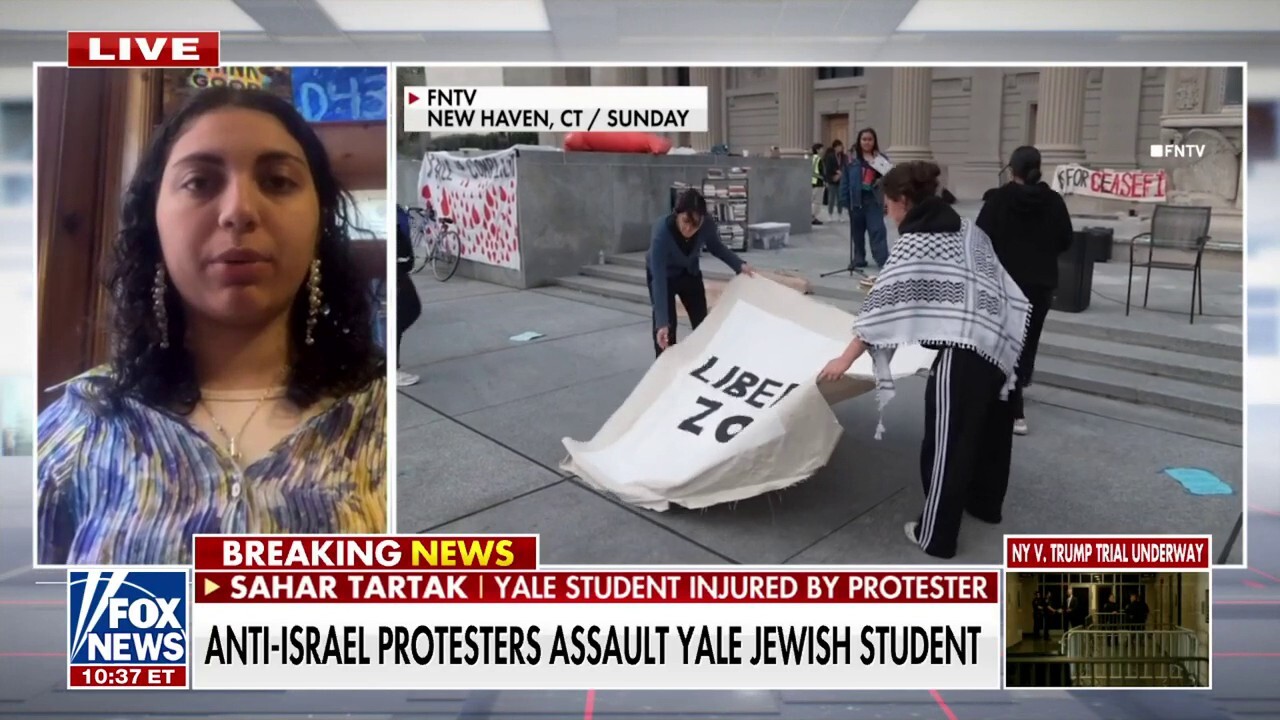 Sahar Tartak, who was injured by an anti-Israel protester, joined 'America's Newsroom' to discuss the harrowing incident as pro-Hamas sentiment gains ground on various college campuses. 