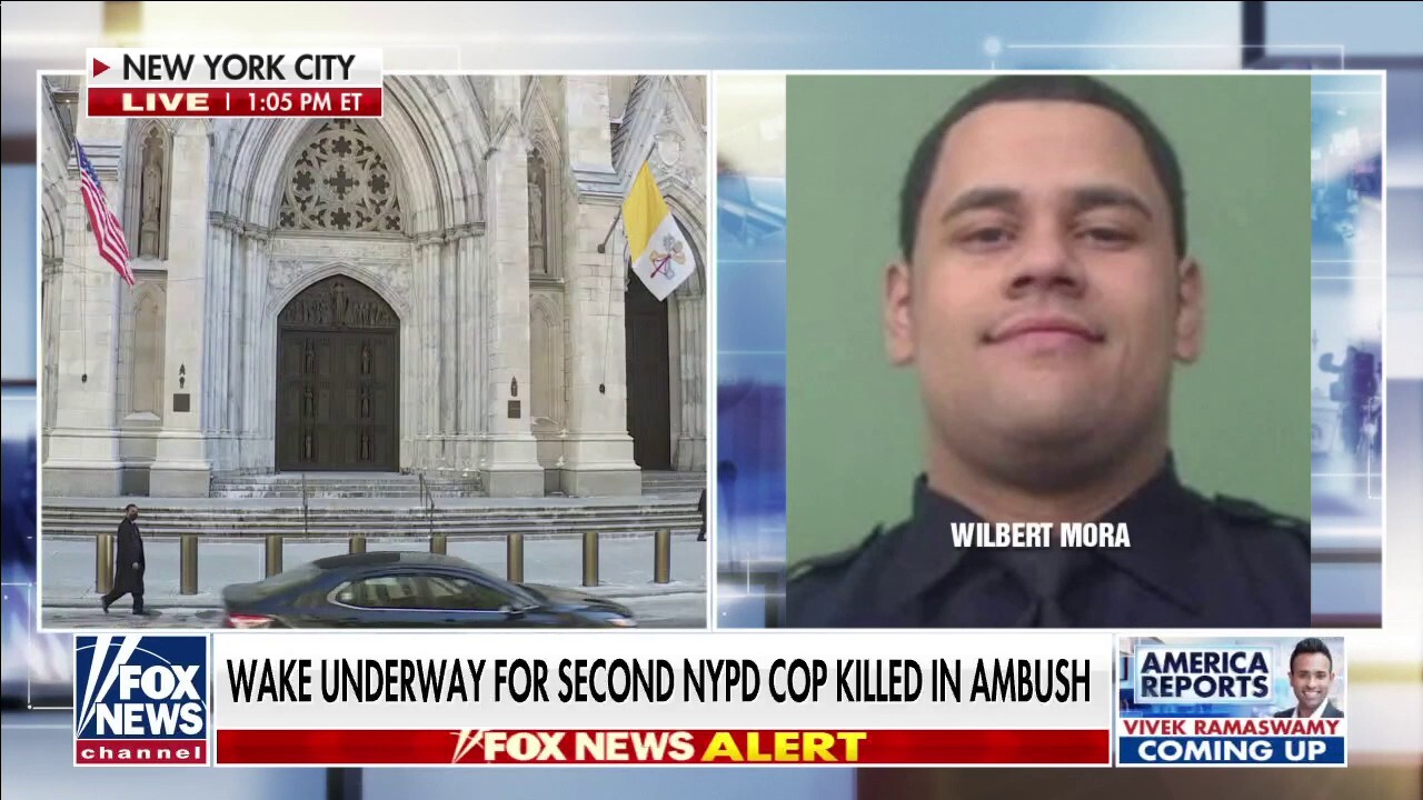Wake held for second NYPD officer killed in Harlem ambush