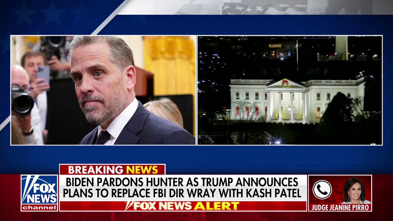 Judge Jeanine on Hunter Biden pardon: The president is ‘lying again’ on his way out of office