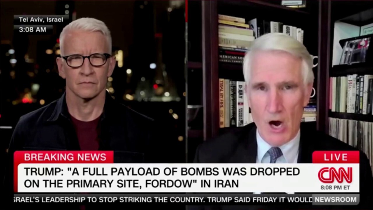 Retired General tells CNN's Anderson Cooper he's 'impressed' by Trump's decision to bomb Iran nuclear sites