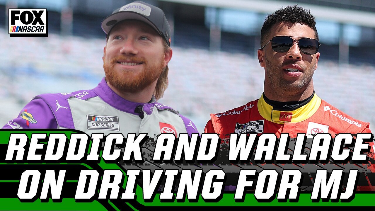 Tyler Reddick and Bubba Wallace connected  driving for Michael Jordan and 23XI Racing