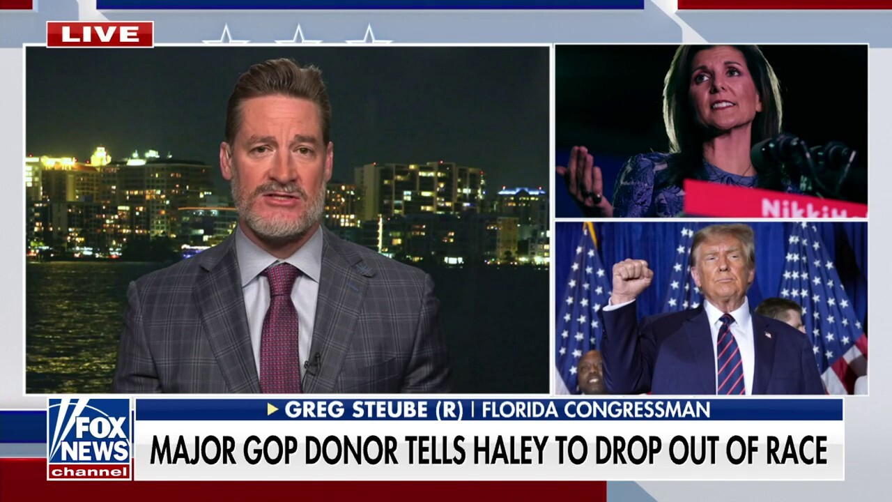 Rep. Greg Steube agrees with GOP donor calling for Nikki Haley to drop out: 'No path for her'