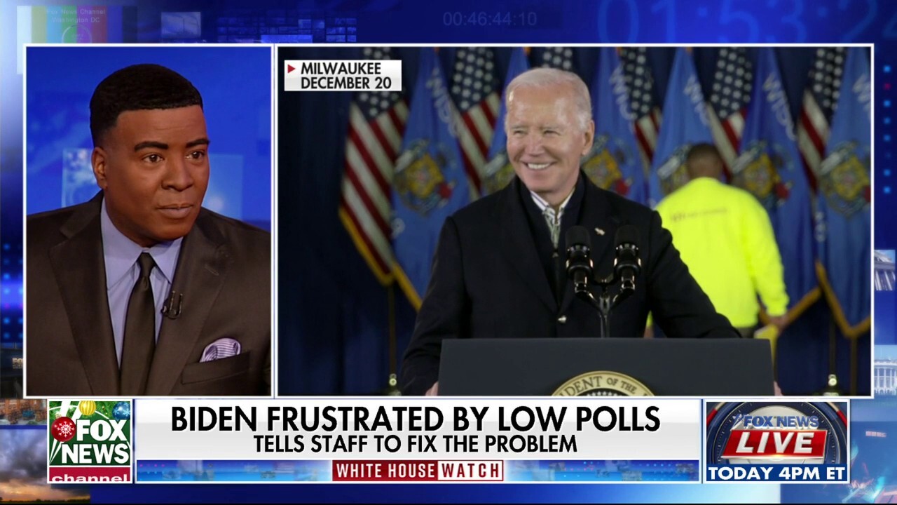 Biden frustrated by low polls