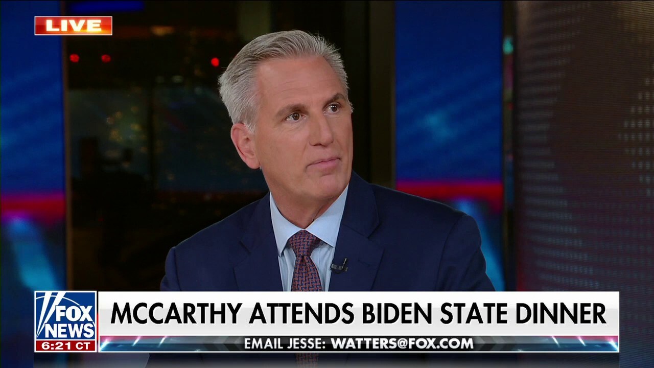 Kevin McCarthy responds to right-wing critics after French state dinner