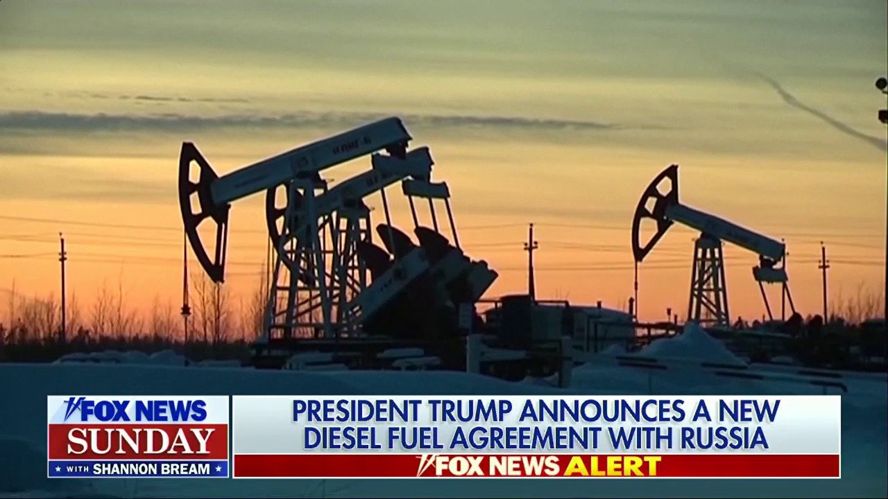 Trump announces Russia diesel fuel agreement