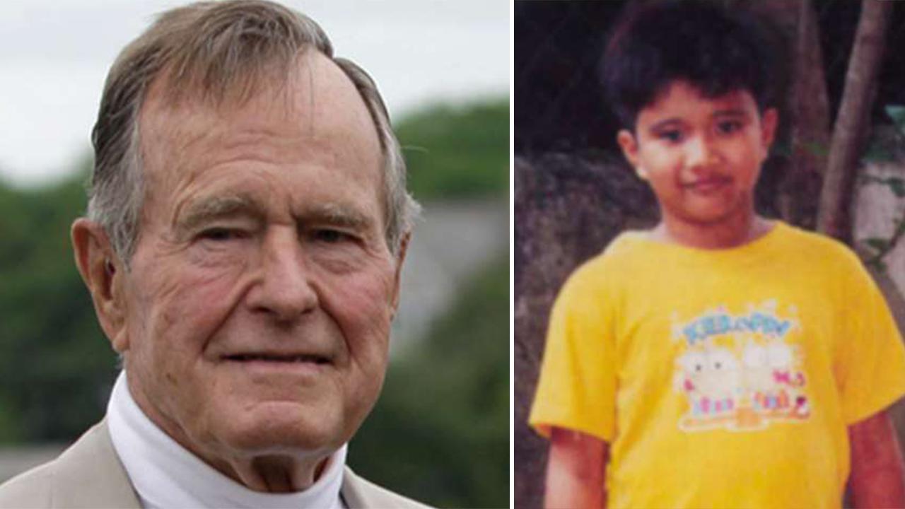 George H.W. Bush secretly sponsored, was pen pals with Filipino child