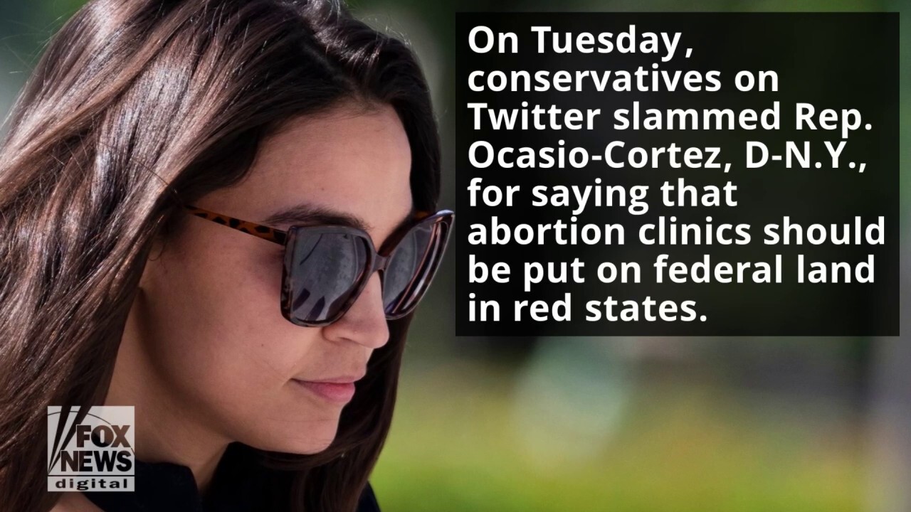 Conservatives roast AOC’s demanding abortion clinics on federal lands in red states