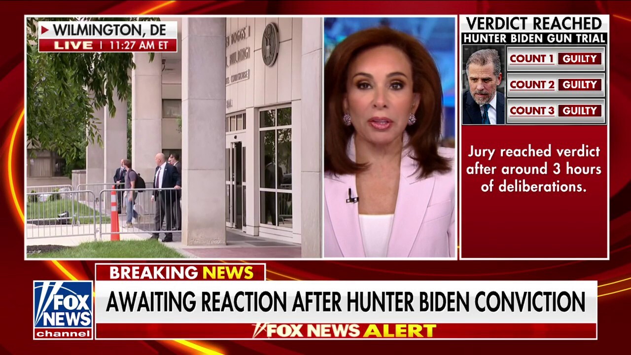 Judge Pirro lays out why Hunter Biden could get jail time 