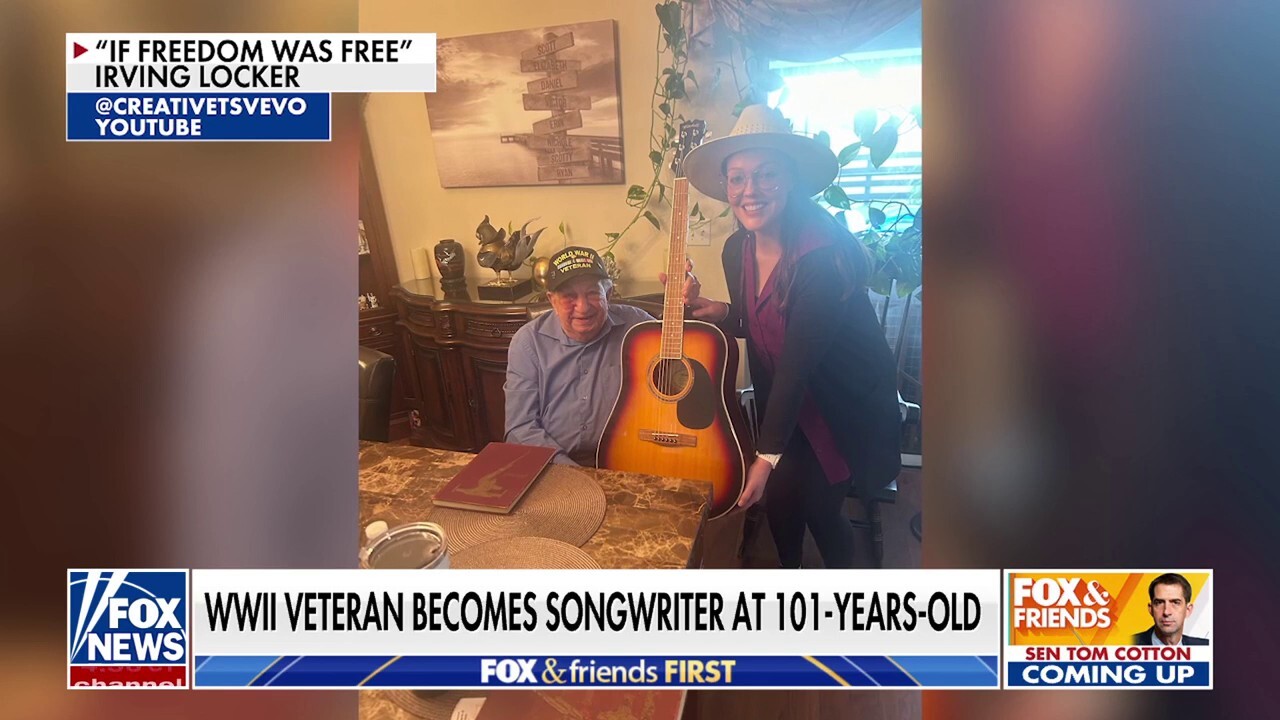 WWII vet becomes published songwriter at 101 with 'If Freedom was Free'
