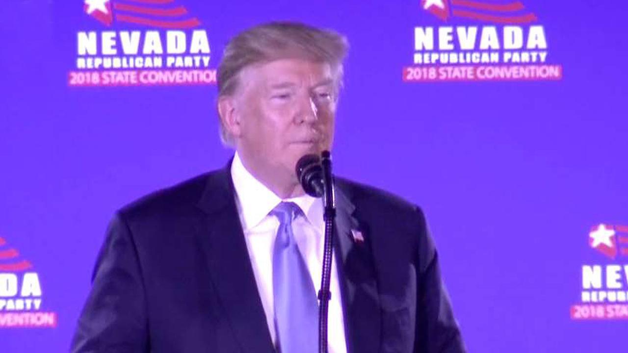 Trump calls Democratic Nevada Senate candidate 'Wacky Jacky'