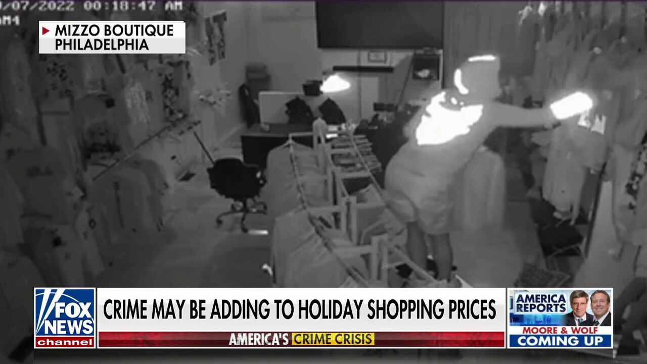 Crime may be adding to holiday shopping prices