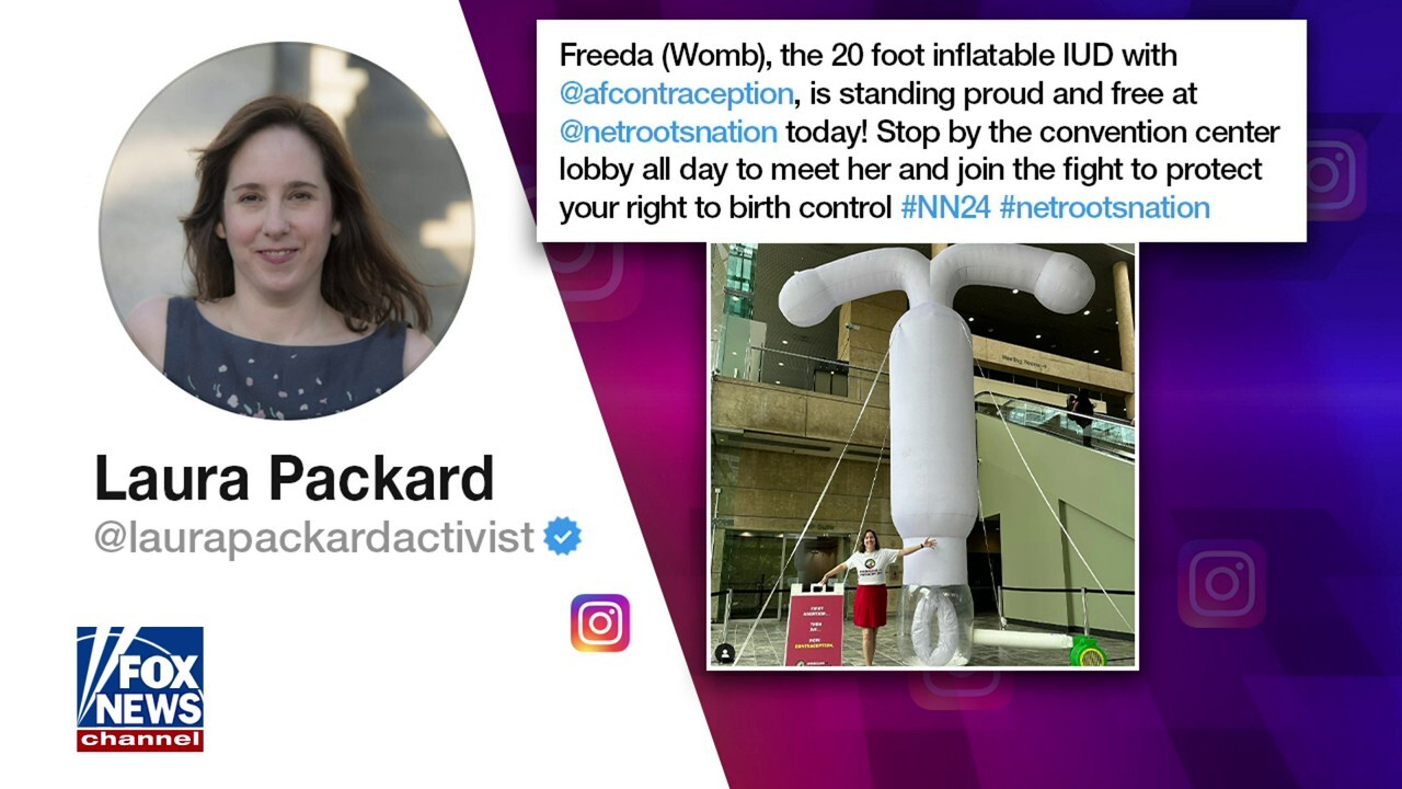 Democrats bring massive inflatable IUD named 'Freeda Womb' to DNC