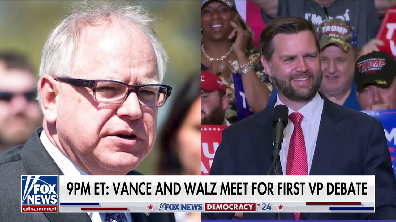 JD Vance and Tim Walz to face off in first and only VP debate