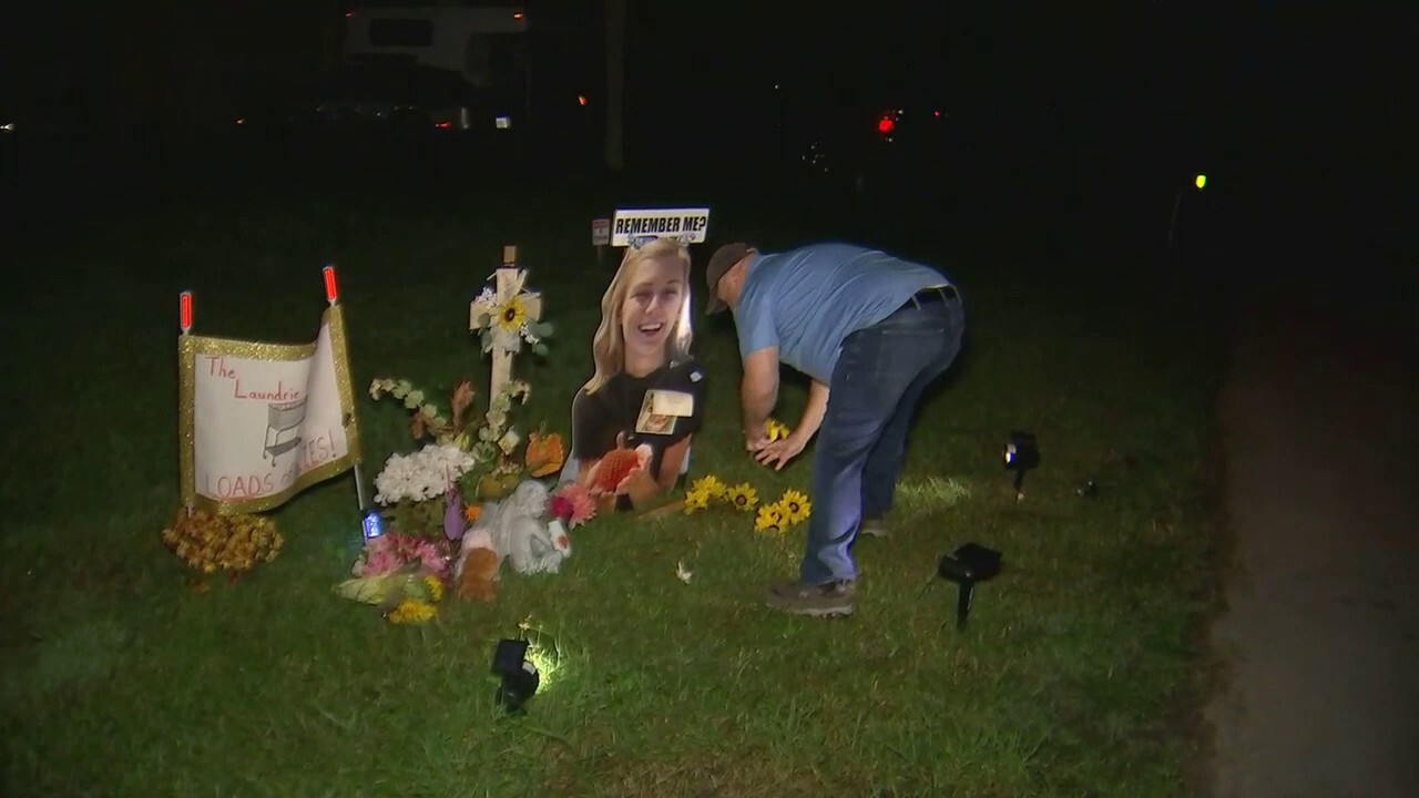 North Port city authorities have removed the Gabby Petito memorial outside Brian Laundrie’s home