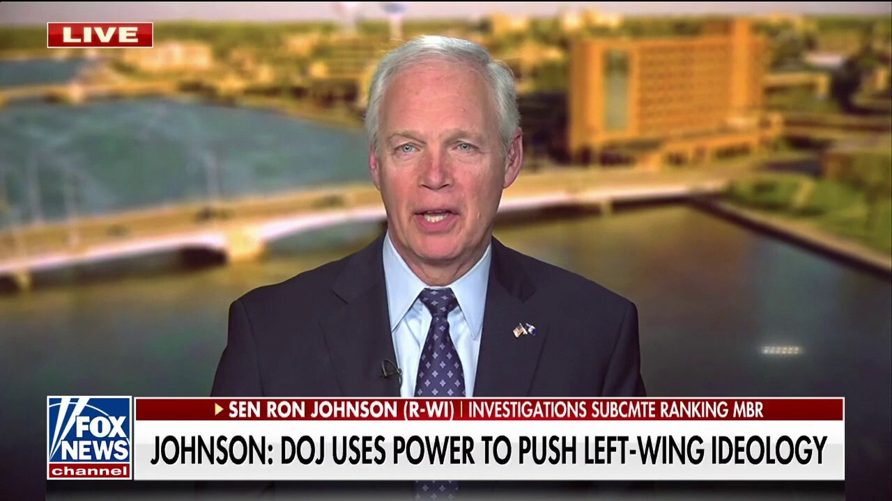 Ron Johnson says it's 'obvious' the left is weaponizing government agencies