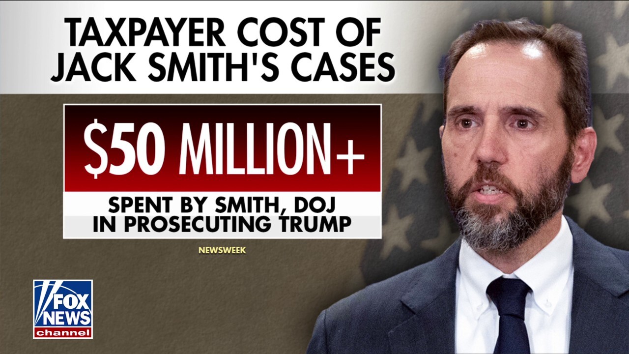 Jack Smith's federal Trump cases cost taxpayers more than $50 million