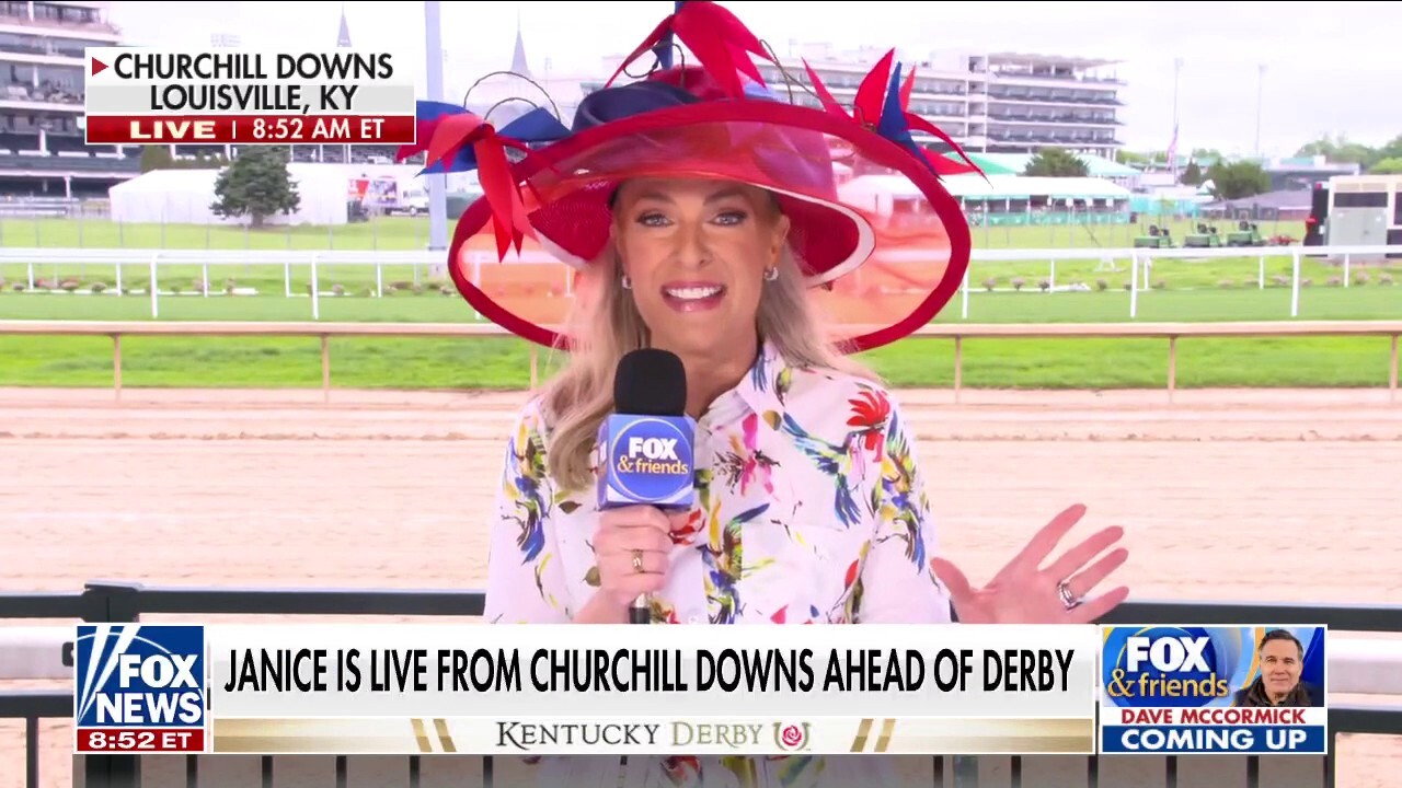  Janice Dean live from Churchill Downs ahead of Kentucky Derby