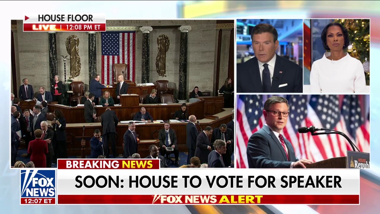 House floor re-opens as Mike Johnson faces speaker vote