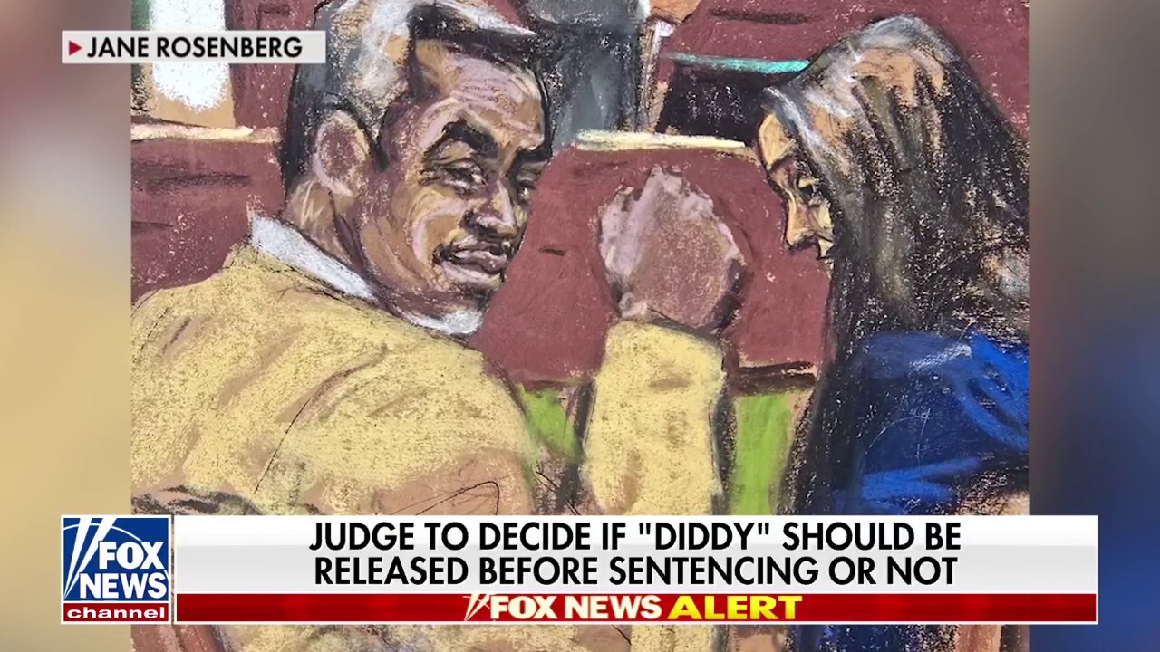 Judge to decide whether Diddy is released before sentencing