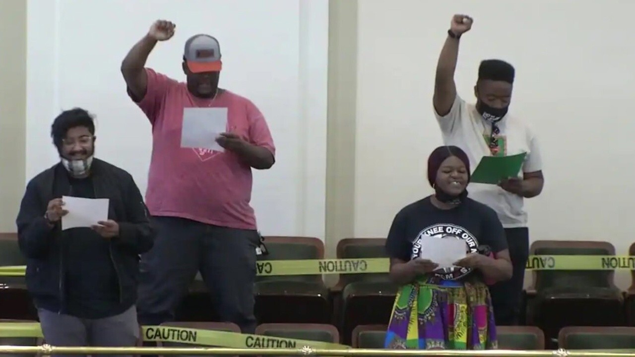 BLM protesters storm Oklahoma Capitol building over anti-riot bill
