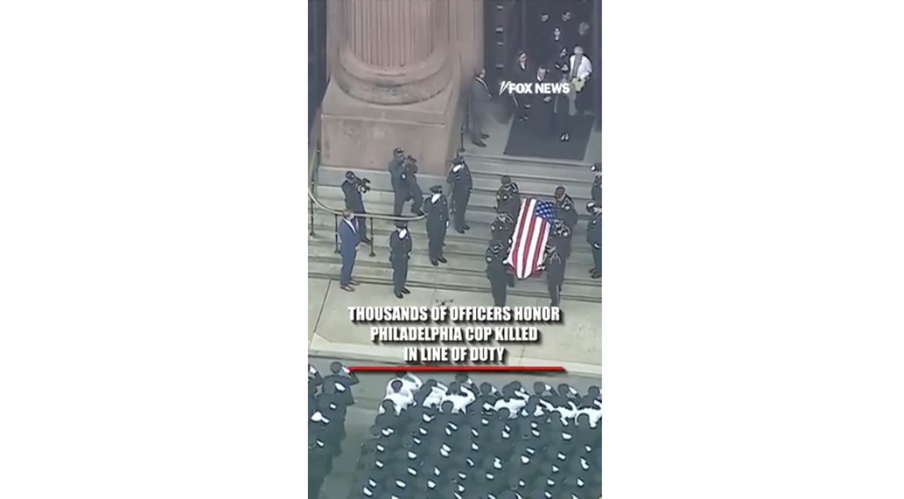 Thousands of compatriots honor fallen Philadelphia police officer