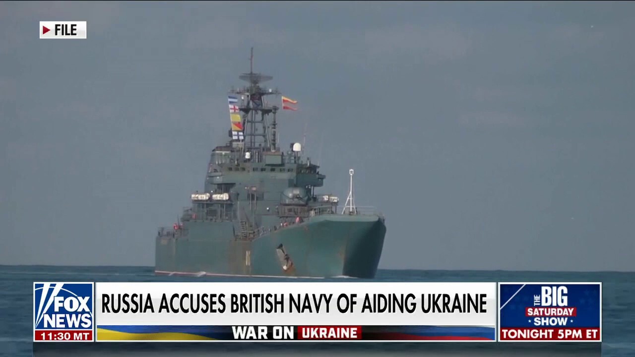  Russia accuses UK Navy of aiding Ukraine, UK denies