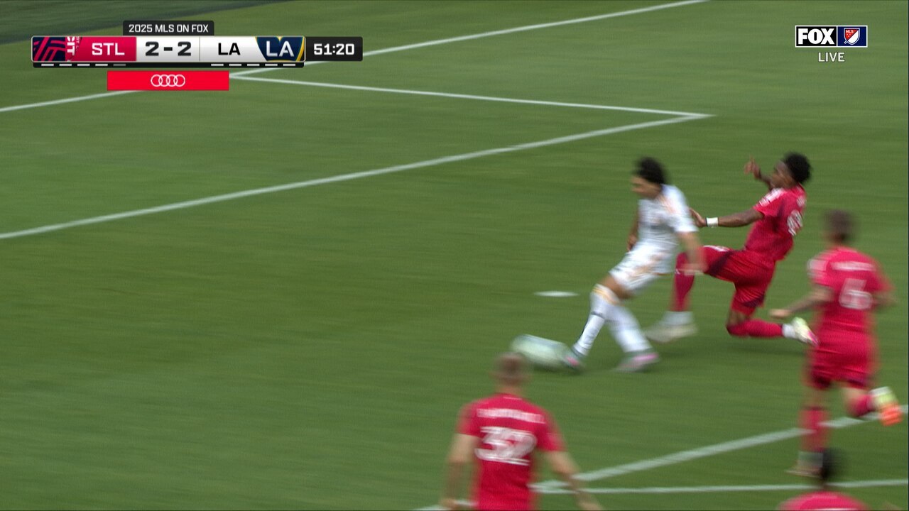 Galaxy's Matheus Nascimento finds the back of the net, tying match against St. Louis