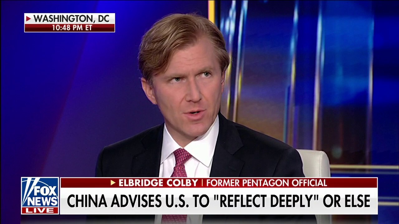 China is chastising the US while Biden tries to play nice: Elbridge Colby 