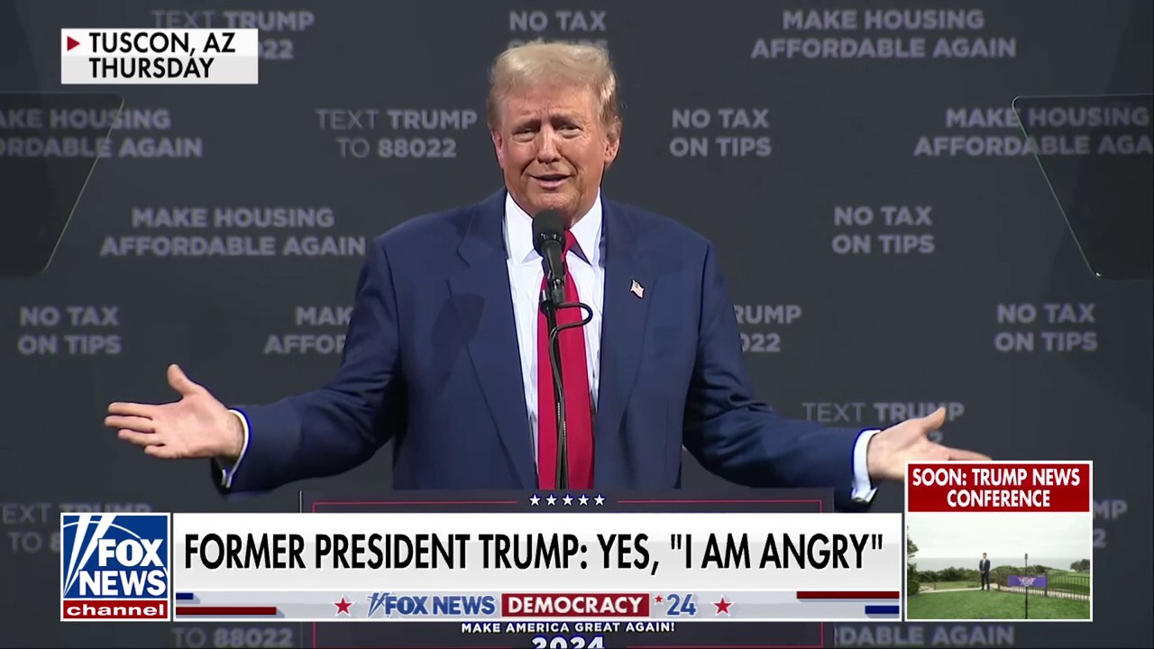 Trump: 'Yes, I am angry... we've had enough!'