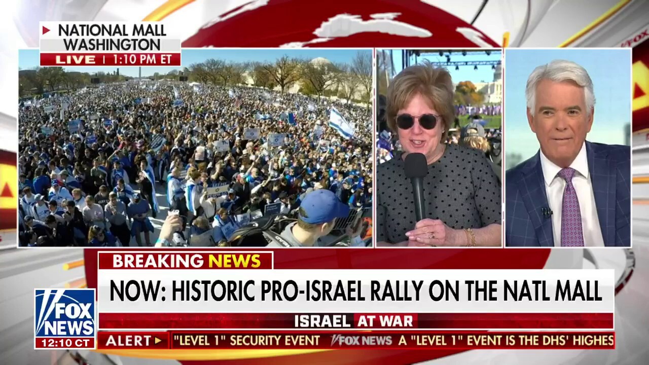 Israel rally turnout has 'far exceeded our wildest dreams,' organizer says