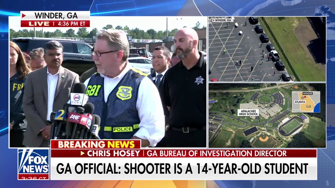 Suspect in Georgia high school shooting is a 14-year-old student: officials