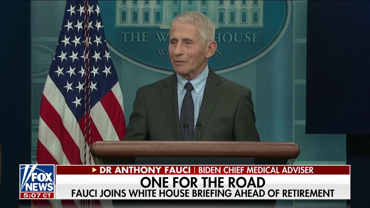 Dr. Fauci provides final White House briefing ahead of retirement
