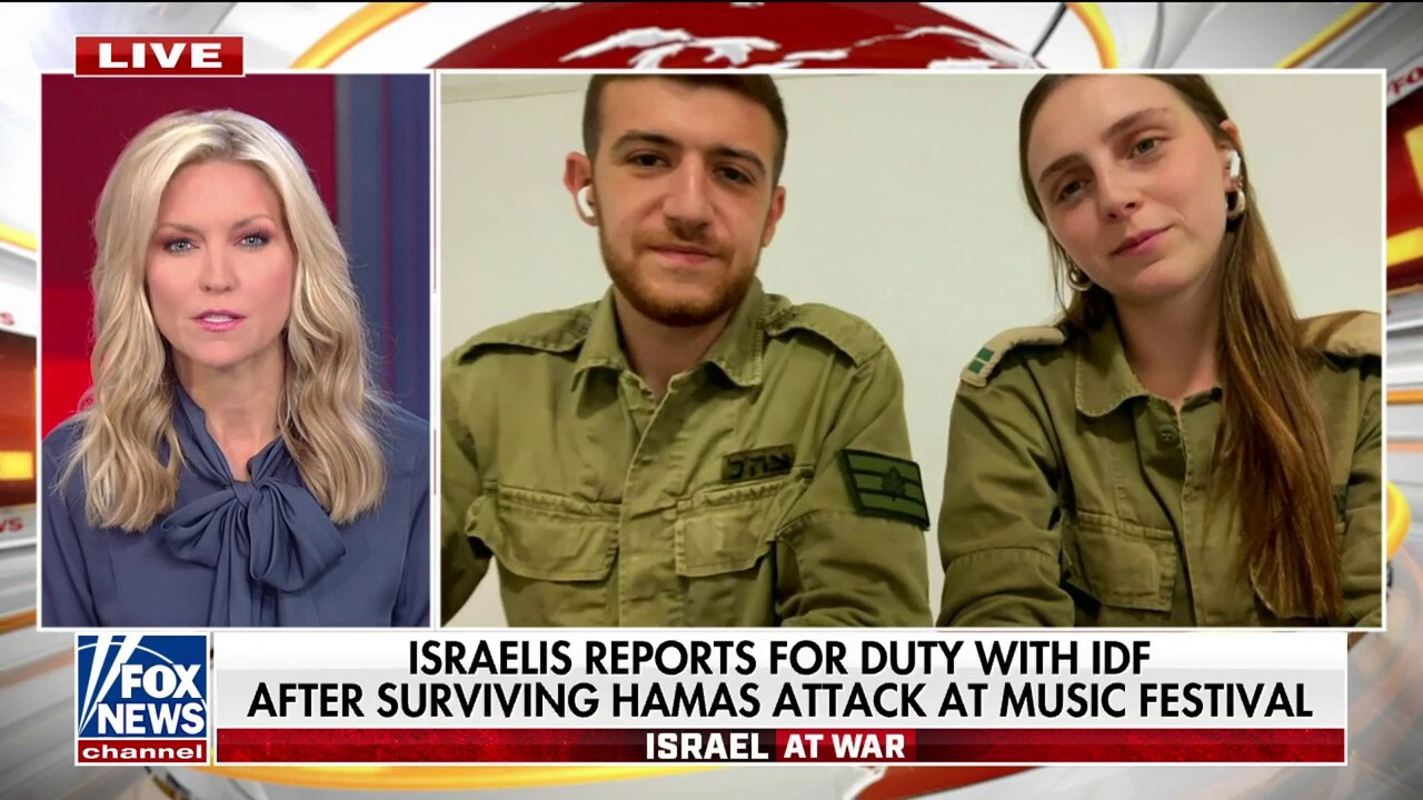 Israeli couple reports for duty after surviving Hamas' attack on music festival
